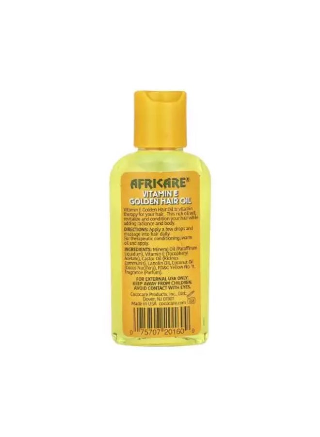 Cococare, Africare, Golden Hair Oil with Vitamin E, 2 fl oz 60 ml - Image 2